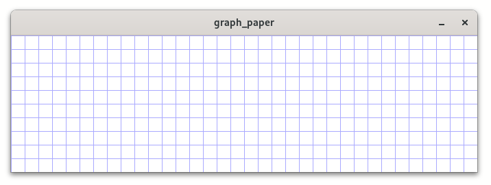 Assignment Example of Graph Paper, white background with thin blue lines horizontally and vertically