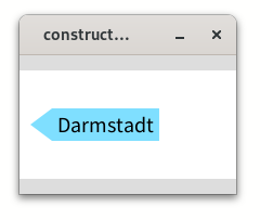 Light Cyan Label that reads "Darmstadt"