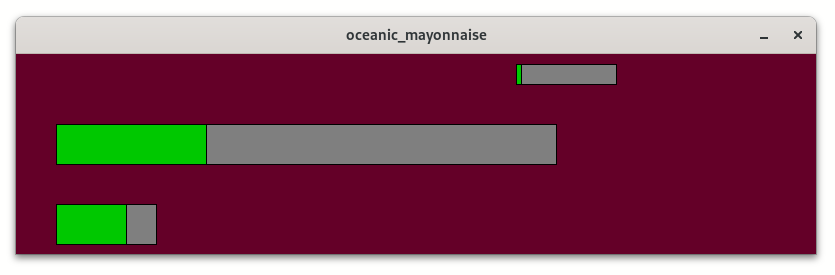 Final Result with three progress bars