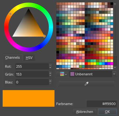 Krita Color Picker